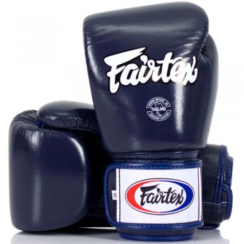 Fairtex BGV1 Боксерские Перчатки Тайский Бокс Синие